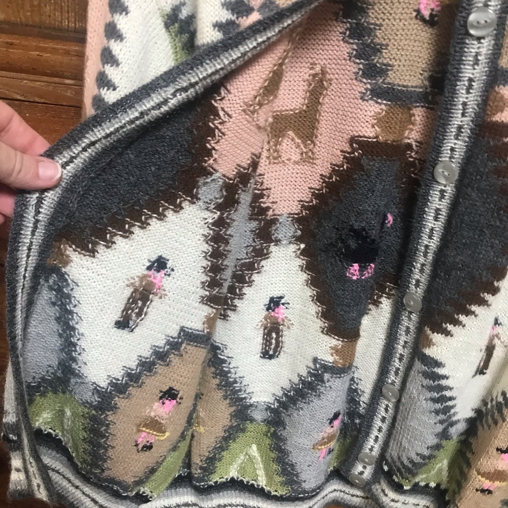 Bohemian Patterned Peruvian Sweater - image 6